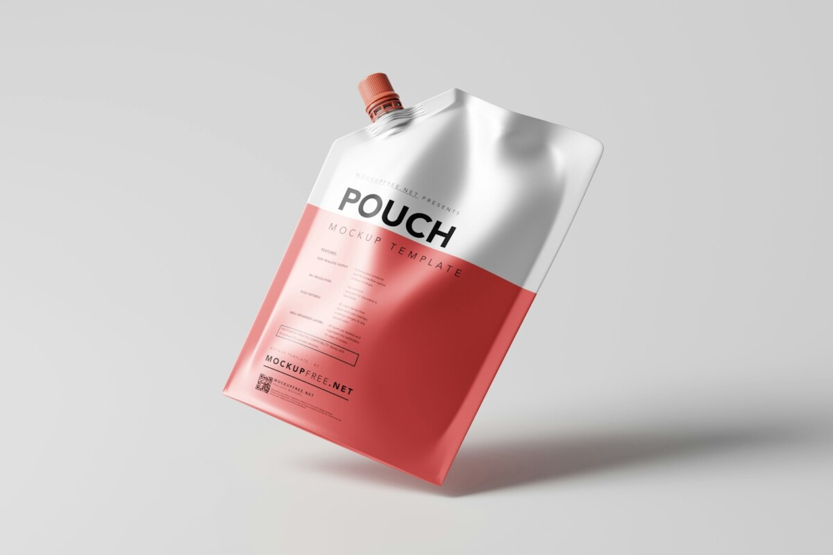 a pouch of pouch coffee on a white background