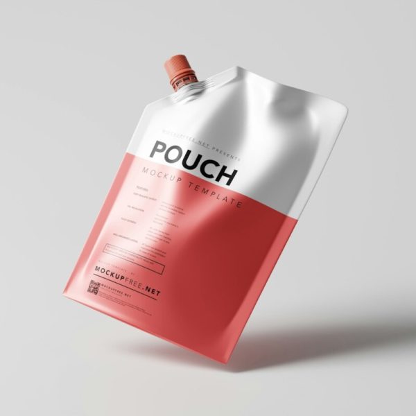 a pouch of pouch coffee on a white background